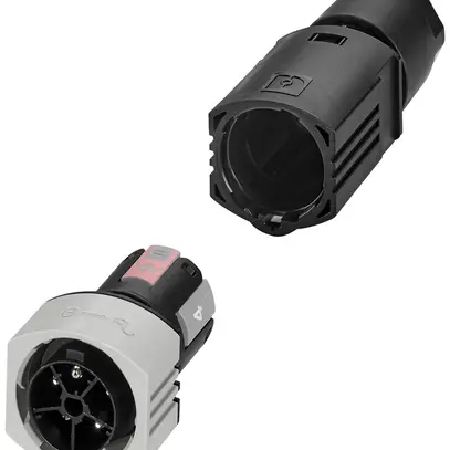 Connettore ad innesto PX IPD PL spina 5P 17.5A 600V 0.5…2.5mm² nero IP66 codif.F 