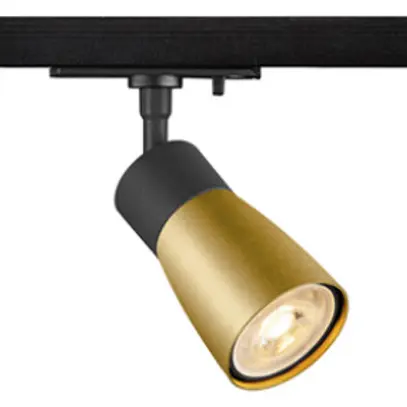 Spot SLV PURI 2.0 Dome GU10 1×6W VAR AD1PH Ø55mm noir/or 