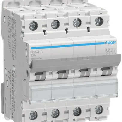 Disjoncteur Hager MCB 4P 230V type D 13A 4UM 