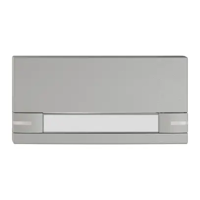 Poussoir 1/2 EDIZIO.liv SNAPFIX® p.KNX&UNI a.LED a.étiquette comm.2touch.grc 