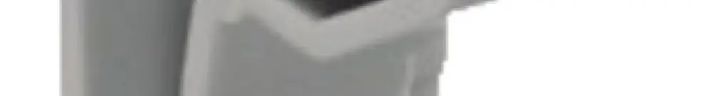 Beschriftungsadapter WAGO grau 