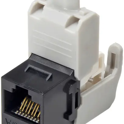 Module de raccordement RJ45 Cecoflex, Keystone, cat.6A/u, noir 