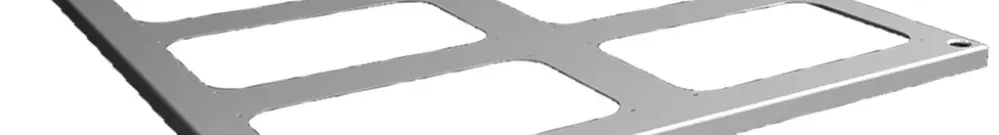 Piastra superiore Rittal SV 9681.568 600×800mm pannello tetto grigio 