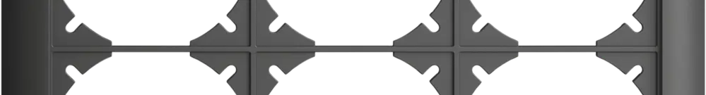 En-tête ENC EDIZIOdue SNAPFIX® 2×3 horizontal 208×148mm gris foncé 