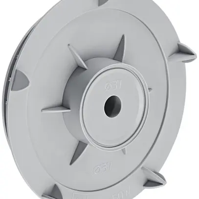 Couvercle p.boîtier d'encastrem.HSB Lumina p.LED et détecteur Ø37mm s.halogène 