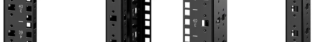 Guida profilata Rittal VX 5302.156 2089.15mm profilo 19" nero 2pz 