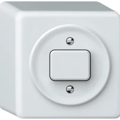 Interruttore a pulsante AP origin sch 6 88×88×54mm bianco 