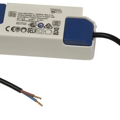 Driver externe DOTLUX Circleugr-dim, 350mA 15W n.variable, 95×34×24mm, IP20 