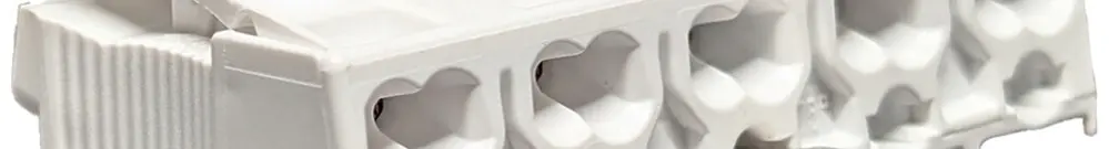 Morsetto di connessione 5P 0.5…2.5mm² leve azionamento linguetta messa terra bi 