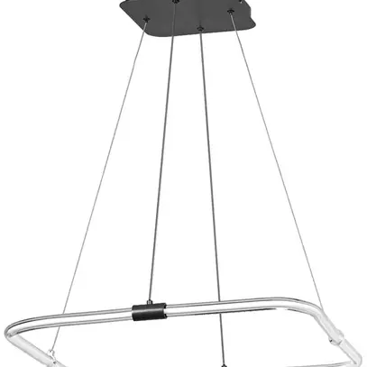Luminaire suspendu LED LEDVANCE Decor Tetragon 18W 2000lm 830 567×566mm noir 