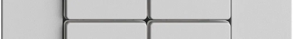 Interruttore tapparelle 2K/4T Edue Wiser grigio chiaro 