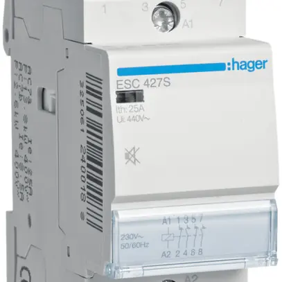 Contacteur AMD Hager 230VAC 2 fermeur 2 ouvreur 25A sans bourdonnement 2UM 