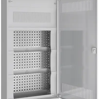 Tableau de distribution AP Schneider Electric Resi9, multimédia, 4-rangées, 12UM 