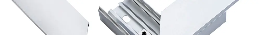 Angle plat 90° ELBRO pour canal 45×30mm aluminium argent anodisé 