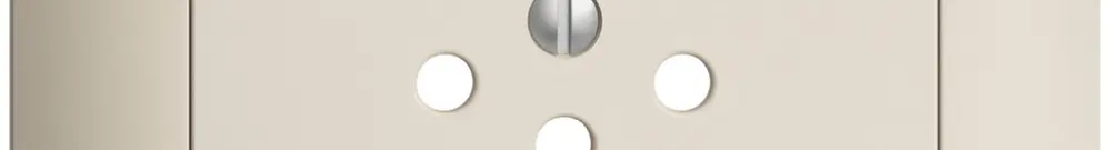 UP-Frontset EDIZIOdue crema 88×88mm 1×T12 