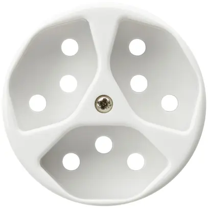 Disque frontal 3×type 13 basico blanc avec sécurité enfants 