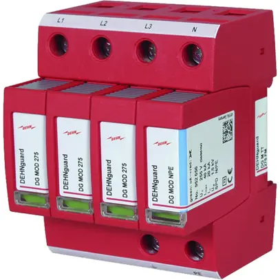 Parasurtension DEHN/elvatec SE DG M TT 275 FM, TN-S, TT, 230V 20kA 