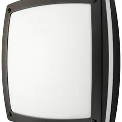 Lampada apparente SG Sidewalk E27 2×33W IP65 diretto/indiretto 300×300mm nero 