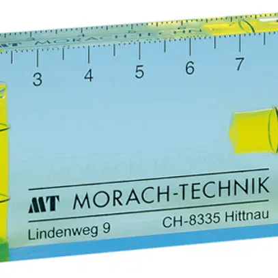 Niveau à bulle Morach-Technik AG 100×40×15mm transparent 