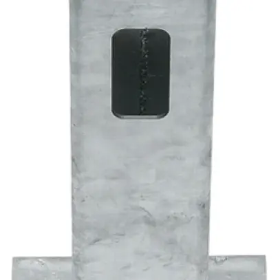 Socle Siedle acier inoxydable 220×505×200mm 