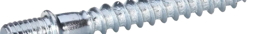 Vis à 2 filetages STS MB  M6×45mm zinguée 