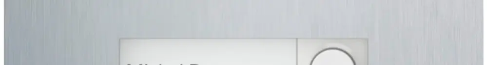 Audio-Türstation ABB-Welcome A21051P3-A-04 3×Taste alu 205×135×18mm 