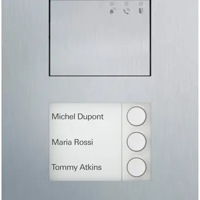 Audio-Türstation ABB-Welcome A21051P3-A-04 3×Taste alu 205×135×18mm 