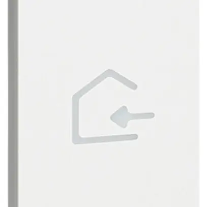 Coperchio tasto Living Now p.pulsanti MyHOME 1 modulo c.simbolo rientro bianco 