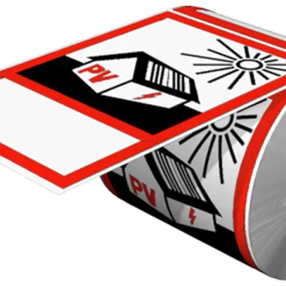 Autocollante di avvertimento WM THM PV 90/140 WFF FV 90×140mm incolla 