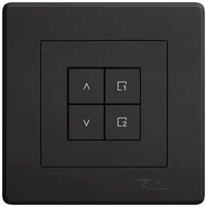 Interrupteur stores ENC EDIZIO.liv Wiser SNAPFIX® 1 scène 4 touches WLAN no 