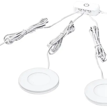 Downlight LED LEDVANCE SPOTMAGNET 8.5W 3×130lm 3000K VWB Ø75mm blanc 