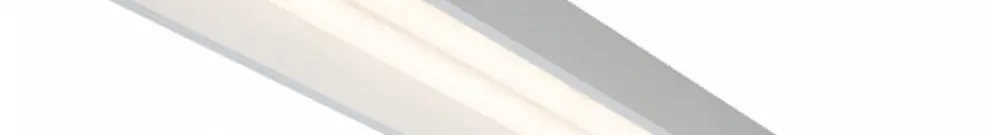 LED-Deckenleuchte SG Basic 50W 8030lm 3000K 1530mm weiss 