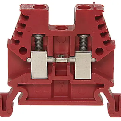 Morsetto di passaggio componibile Woertz 0.5…4mm² 32A 1000V vite 2×1 DIN 35mm ro 