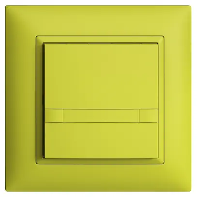 UP-KNX-Taster RGB EDUE FMI, 250mW, o.LED, m.Papier, 1×Taste, 2×Tastenb., lem 
