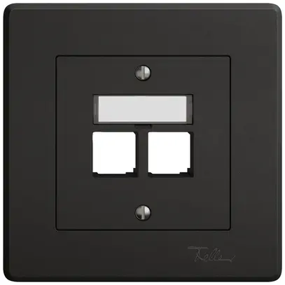 Kit di montaggio INC EDIZIO.liv EASYNET S-One SNAPFIX® destra per 2×RJ45 ne 