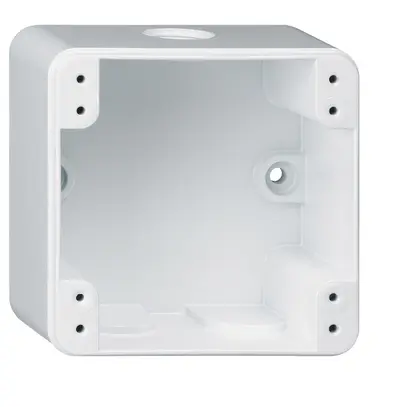 En-tête AP Hager robusto 1×1 86×86mm blanc 