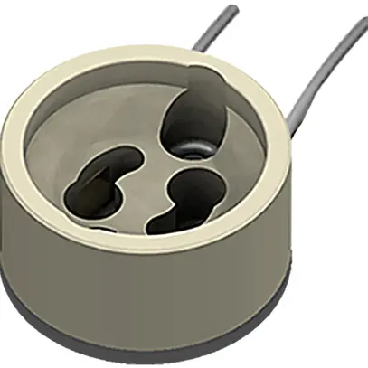 Douille céramique GU10 Ø28×15.5mm pour lampe halogène 