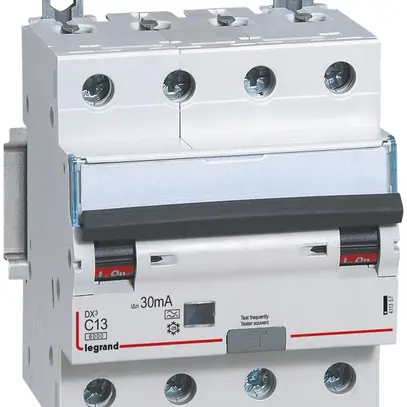 Disjoncteur différentiel Legrand C 4P 16A 6000A 30mA type A 