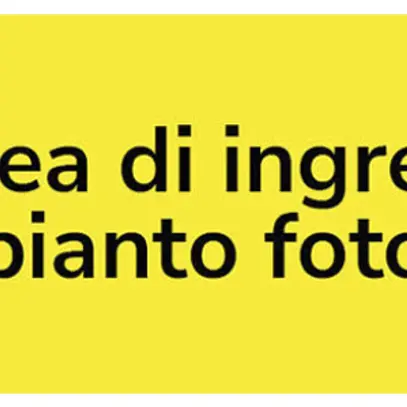 Autocollant d'avertissement ELBRO Linea ingresso Impianto fotovolt.90×25mm jn 