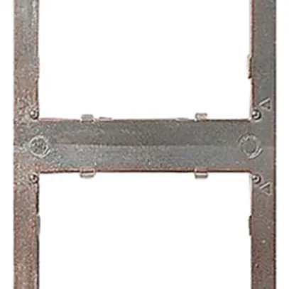 Cadre de montage Siedle, en zinc moulé, 4 modules de fonction 