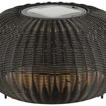 Lampadaire LED SLV ADEGAN Solar IP65 4.35W 75lm 2200K VAR noir 