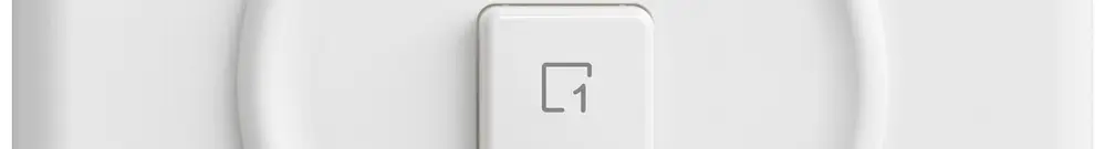 Pulsante scene INC STANDARDdue Wiser SNAPFIX® 1 scena 1 tasto bi 