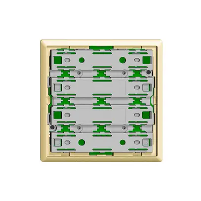 Placca frontale universale per 4×1t EDIZIOdue vanille, senza LED 