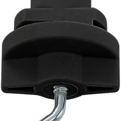 Crochet universel SLV pour rail conducteur S-TRACK 3-phase, max. 10kg, noir 