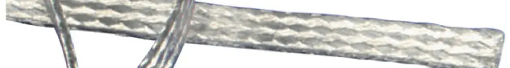 Nastro di terra intrecciato ERIFLEX FTCB15-75 75mm² 300A piatto Cu stagnato 