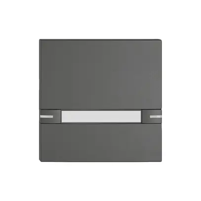 Poussoir 1/1 EDIZIO.liv KNX et UNI a.SNAPFIX® a.LED&étiquette 2×comm.simple grf 