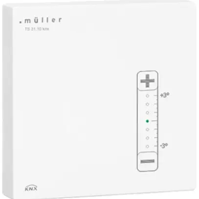 Thermostat d'ambiance KNX AP müller TS 31.11 5×DI/AI régulateur blanc 