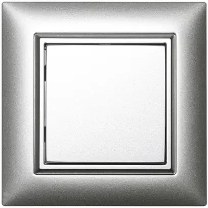 Poussoir RF AP ALADIN EnOcean EDIZIOdue, 1-fois, argent 