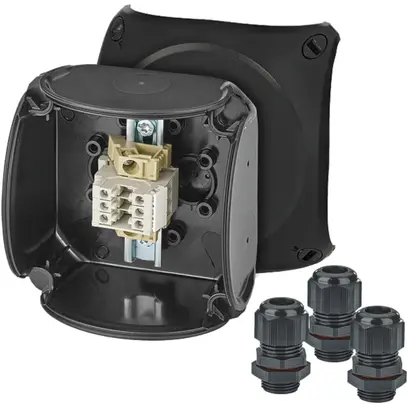 Boîte de dérivation AP Hensel RX 0203 AX Ex-2/22 3×2.5mm² 93×93×62mm IP66 no 