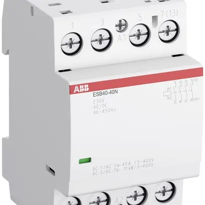 Contacteur AMD ABB ESB40, 4F 40A AC-1, 230VAC/DC 